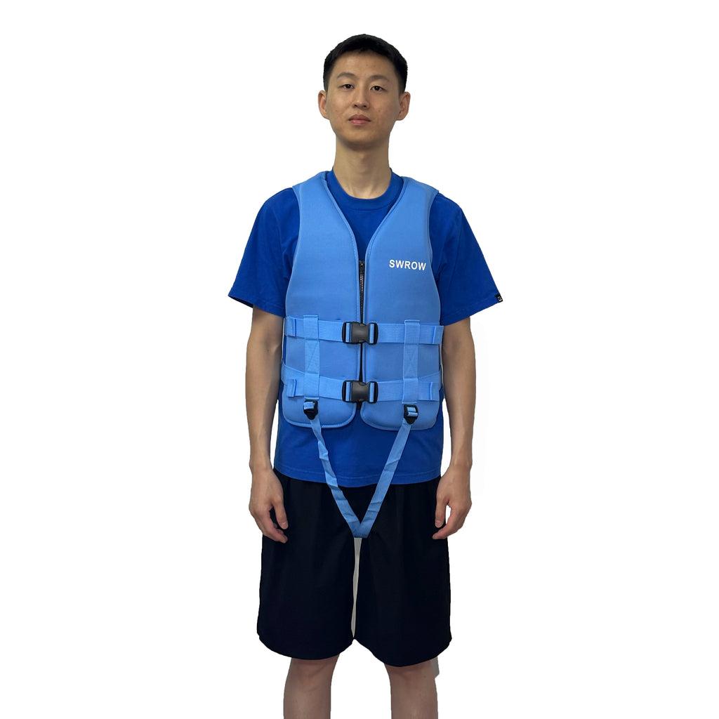 Gilet de Flottabilité SWROW Néoprène – Enfant & Adulte – Kayak, Surf, Rafting | XS à XL