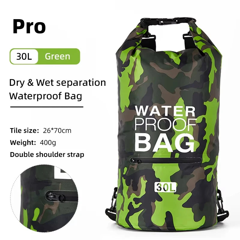 Bolsa Estanca de PVC Scione – 10L / 15L / 20L / 30L – Mochila Náutica
