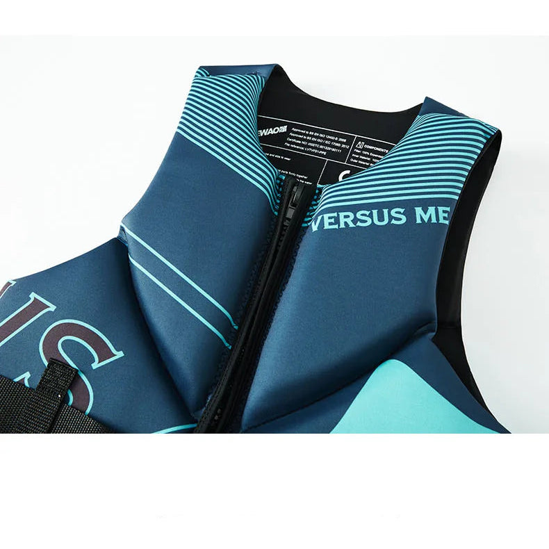 Chaleco de flotabilidad de neopreno – Chaleco de competición/impacto – Moto acuática, surf, kayak, wakeboard