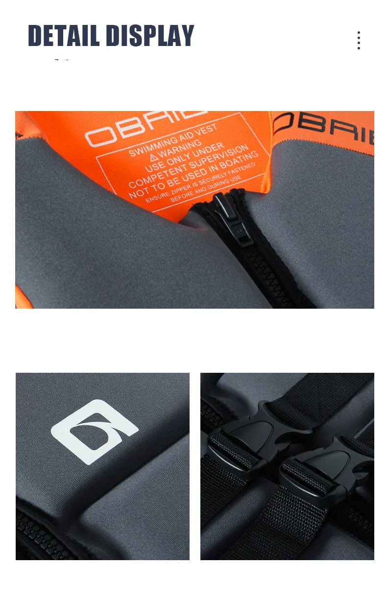 Gilet de Flotabilité Adulte Néoprène – CE – Jet Ski, Kayak, Surf, Rafting