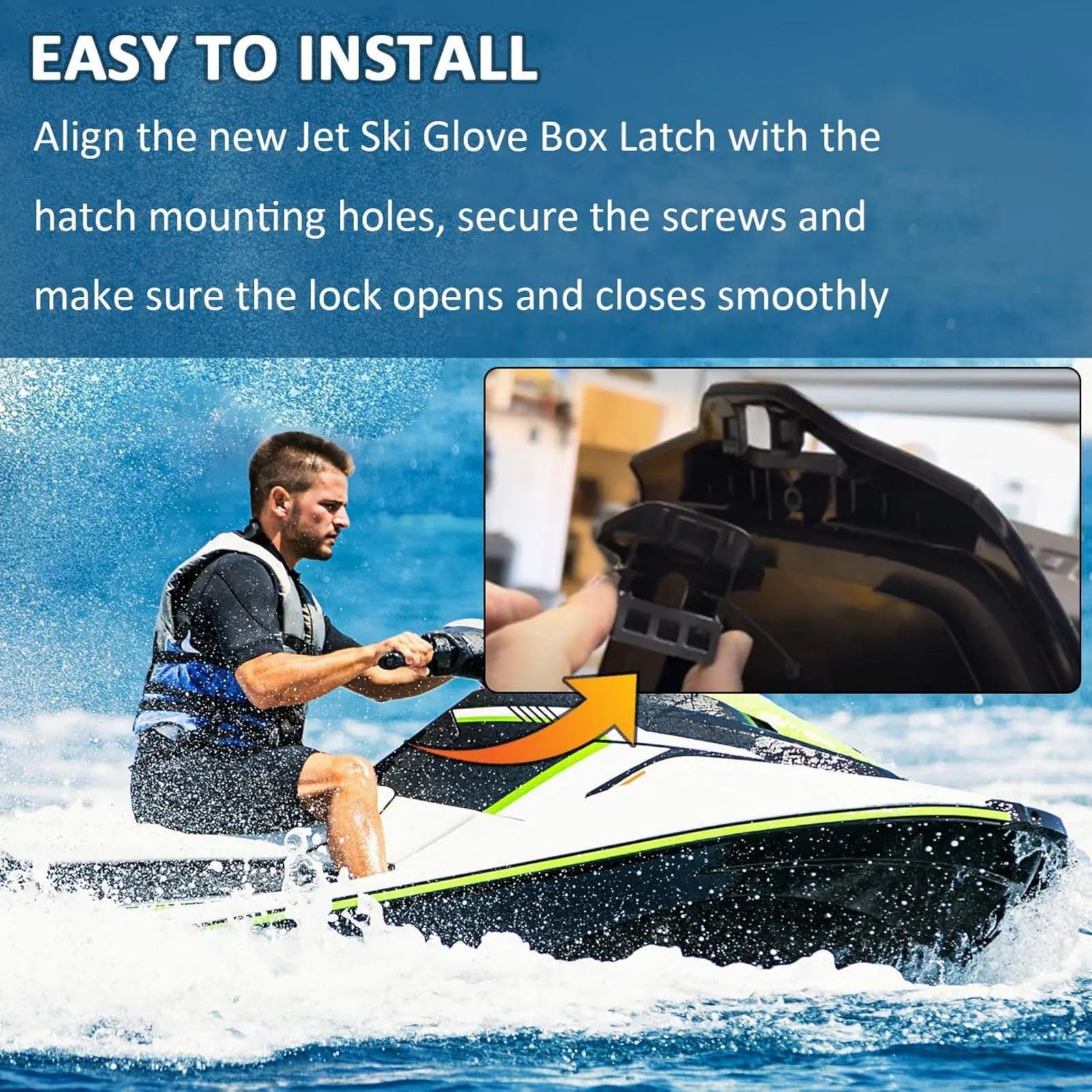 Loquet Boîte à Gants Sea-Doo BRP – Réf. 264000133
