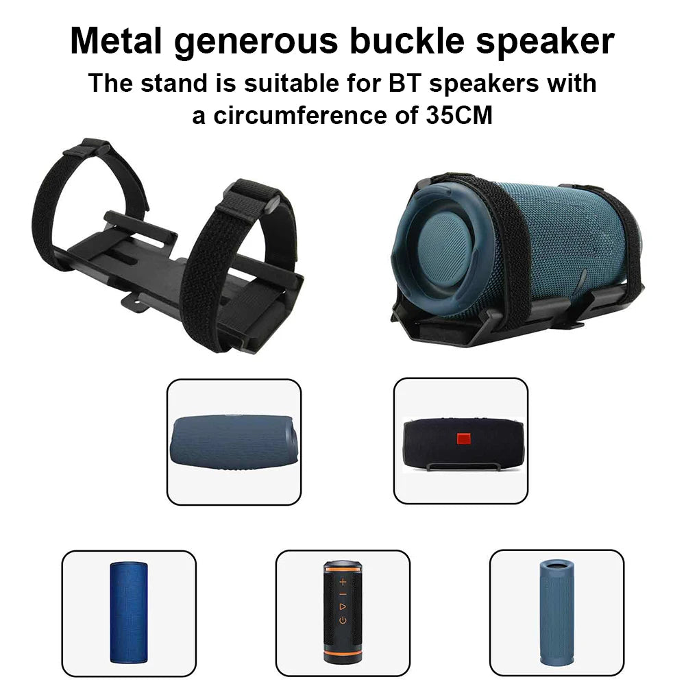 Soporte universal para altavoz Bluetooth – Fijación para moto acuática + Correa de nailon