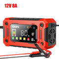 Chargeur de Batterie Intelligent EAFC 12V – Réparation par Impulsions, Écran LCD, AGM/GEL/Plomb