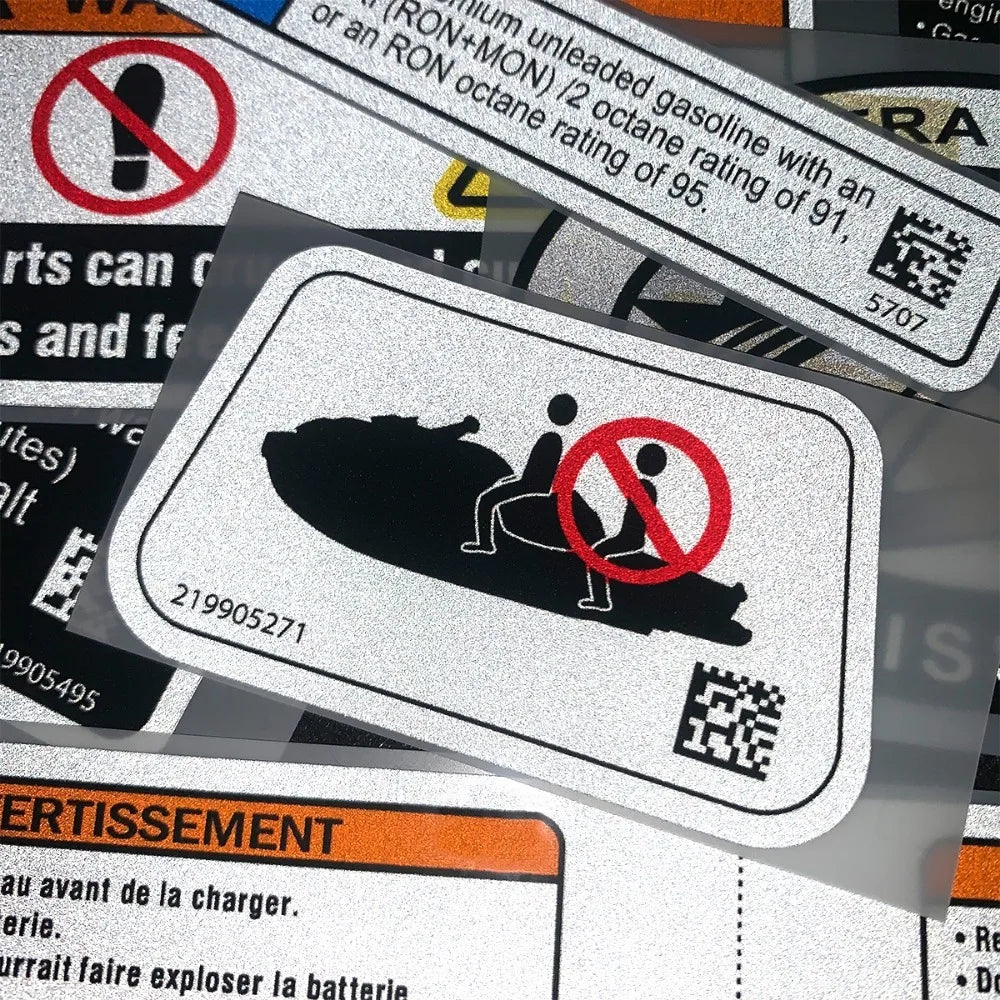 Kit Stickers Réfléchissants Sea-Doo Spark 300 – Décalcomanies Étanches BRP