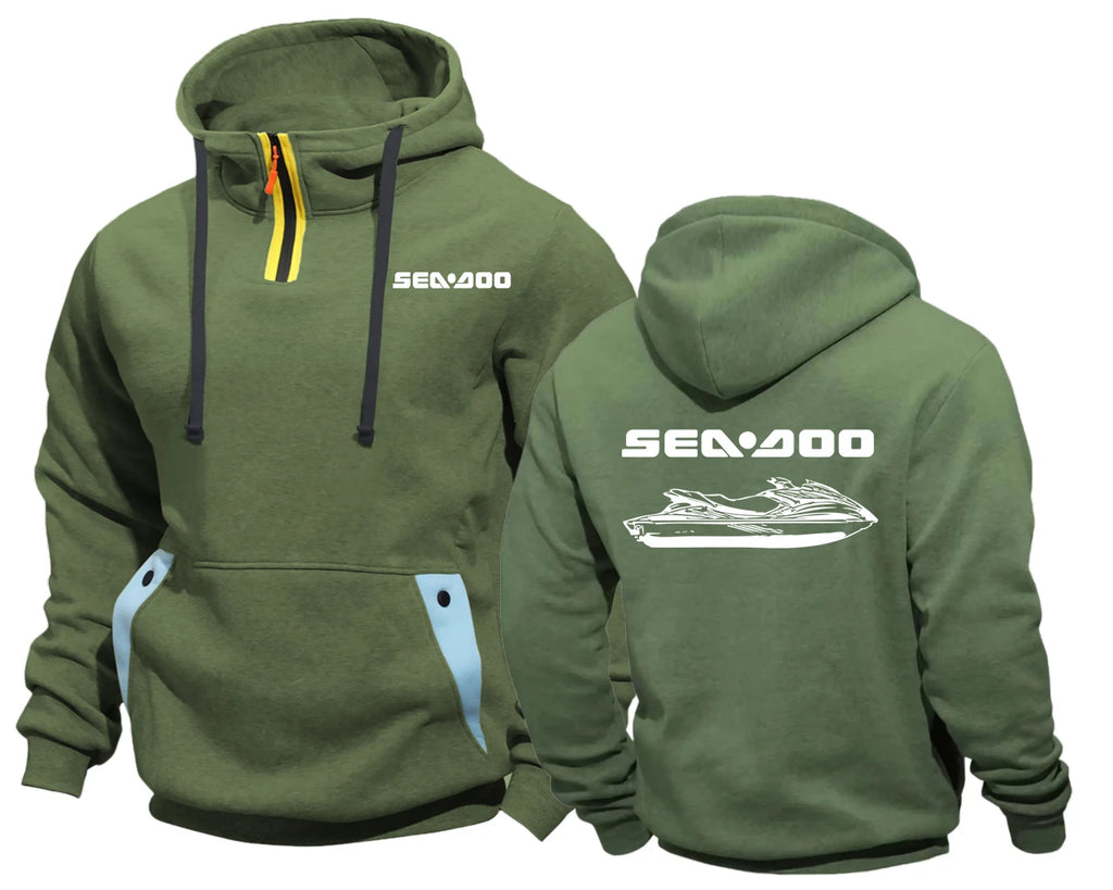 Sweat Zippé Sea-Doo BRP Style Baseball – Fleece Capuche | 6 Coloris | M à XXXL