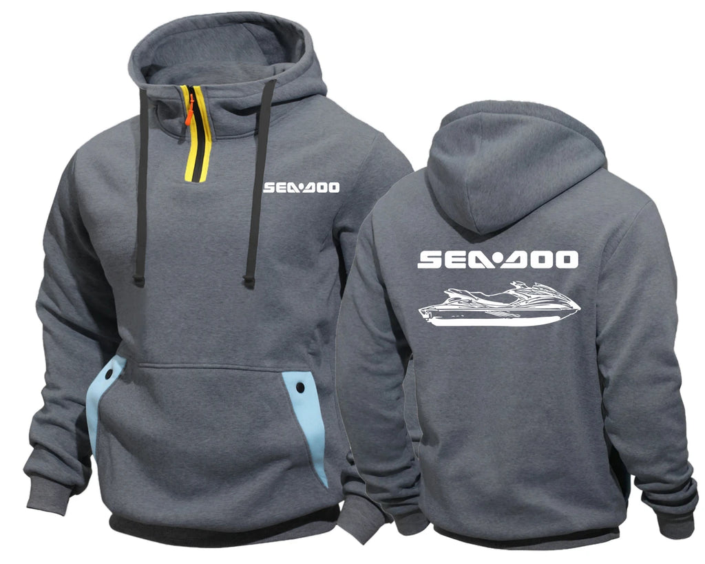 Sweat Zippé Sea-Doo BRP Style Baseball – Fleece Capuche | 6 Coloris | M à XXXL