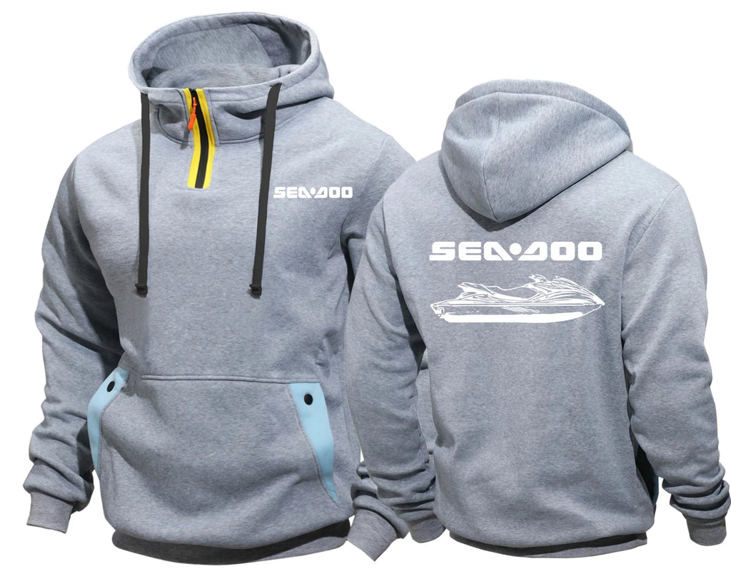 Sweat Zippé Sea-Doo BRP Style Baseball – Fleece Capuche | 6 Coloris | M à XXXL