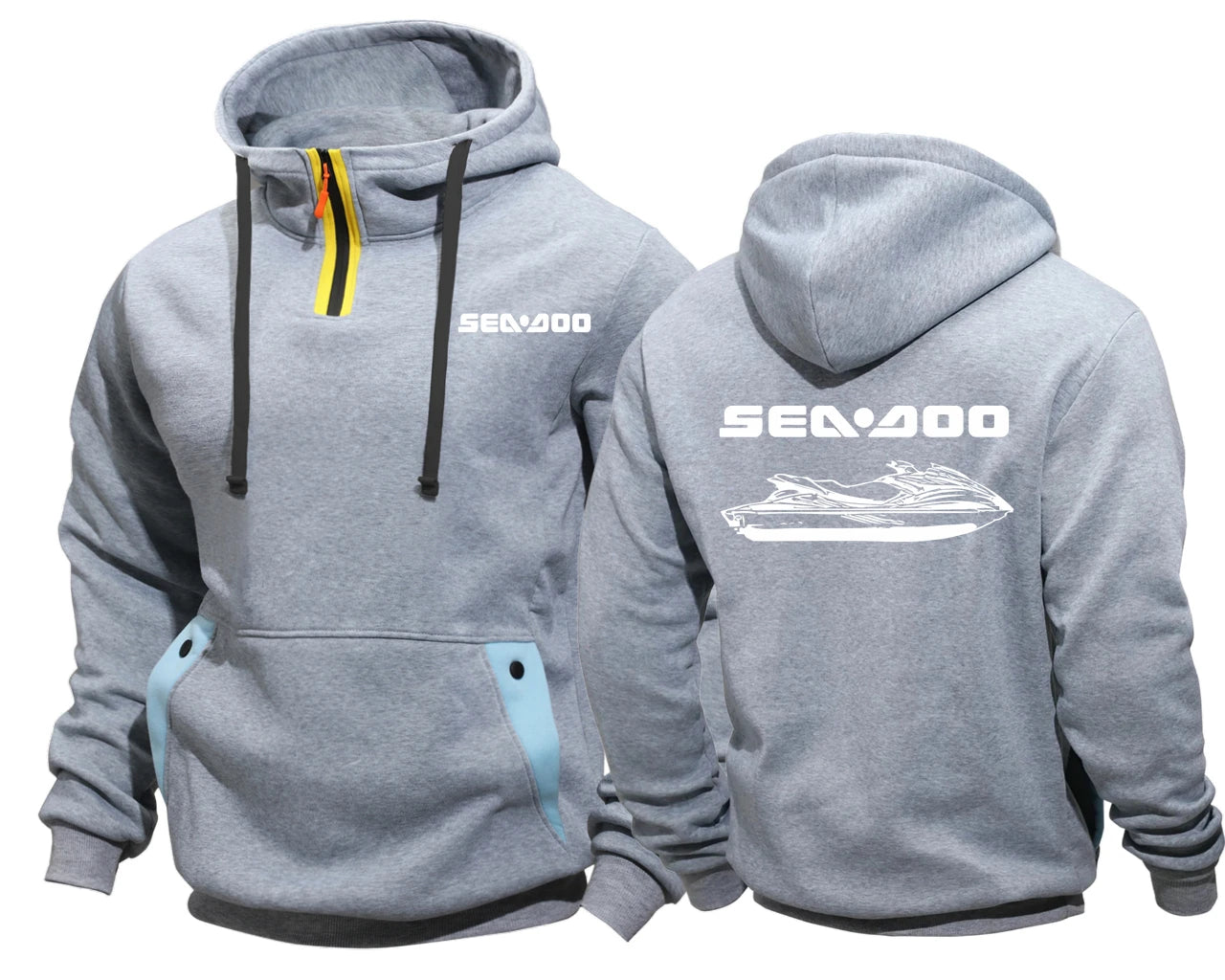 Sweat Zippé Sea-Doo BRP Style Baseball – Fleece Capuche | 6 Coloris | M à XXXL