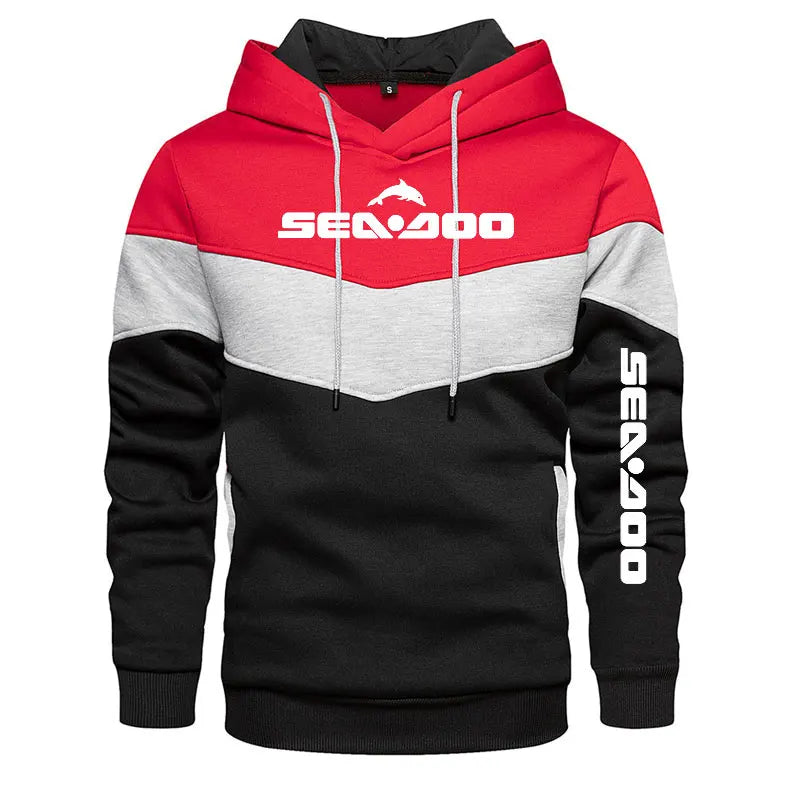 Sudadera con capucha Sea-Doo BRP – Sudadera estampada con bolsillo canguro | 8 colores