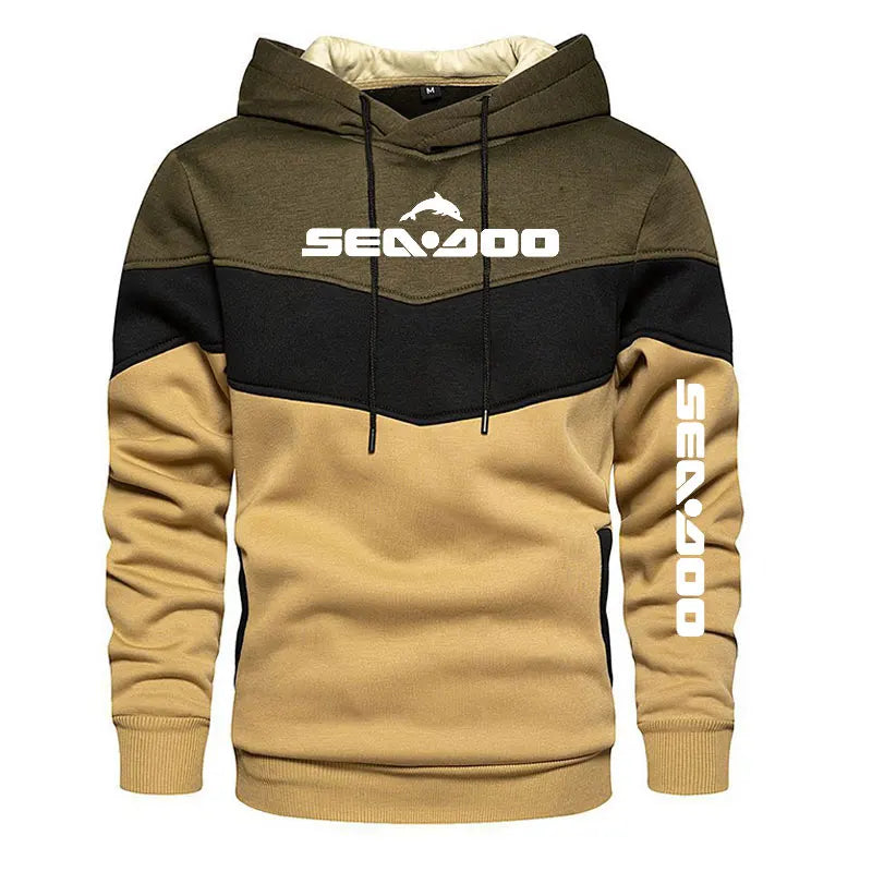 Sudadera con capucha Sea-Doo BRP – Sudadera estampada con bolsillo canguro | 8 colores