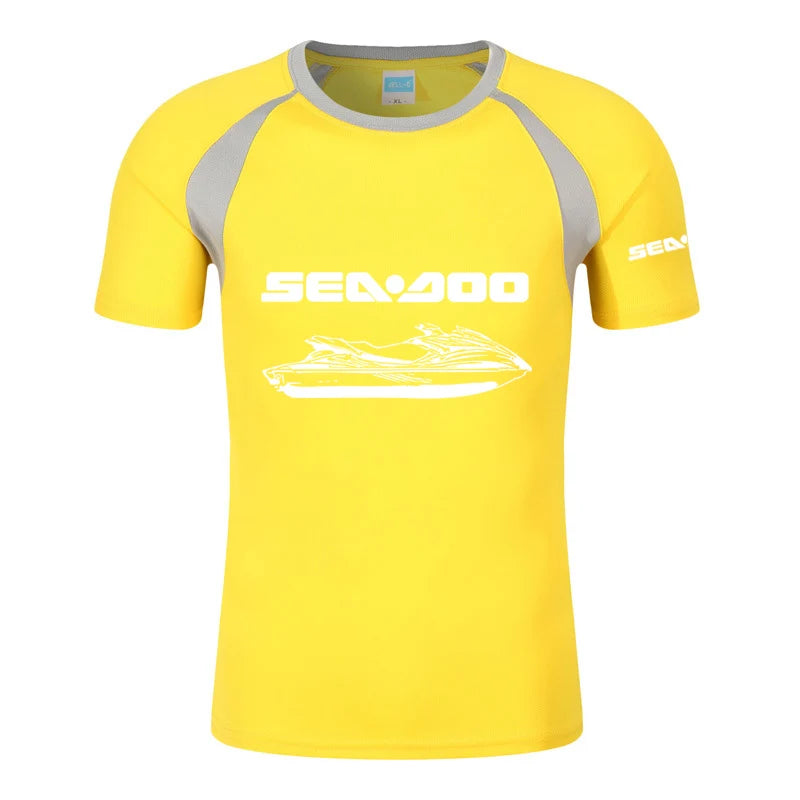 T-shirt Raglan – Col Rond Imprimé - Logo et Jetski SEADOO