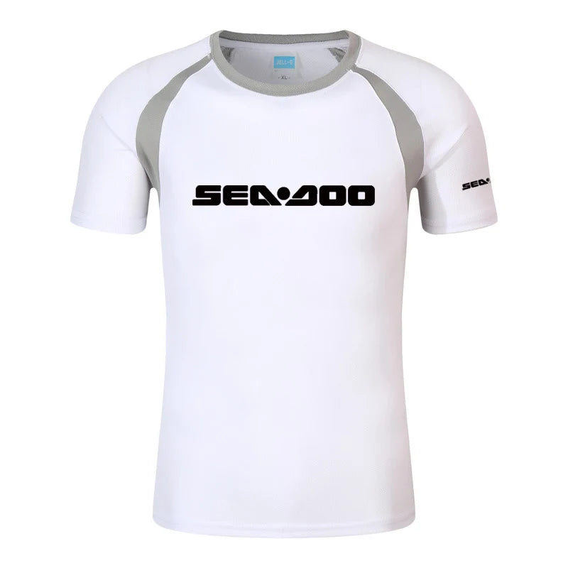 Camiseta de manga corta raglán Sea-Doo – Streetwear con logo
