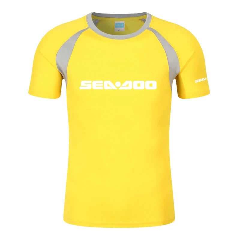 Camiseta de manga corta raglán Sea-Doo – Streetwear con logo